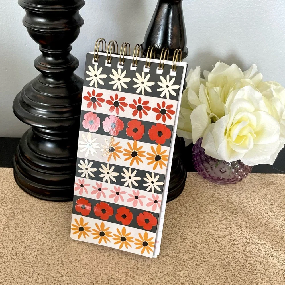 NWT FLORAL Hardcover Notebook/Journal Notepad Stationery Bundle